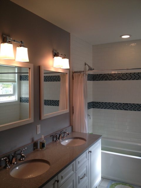 Bathroom lighting project